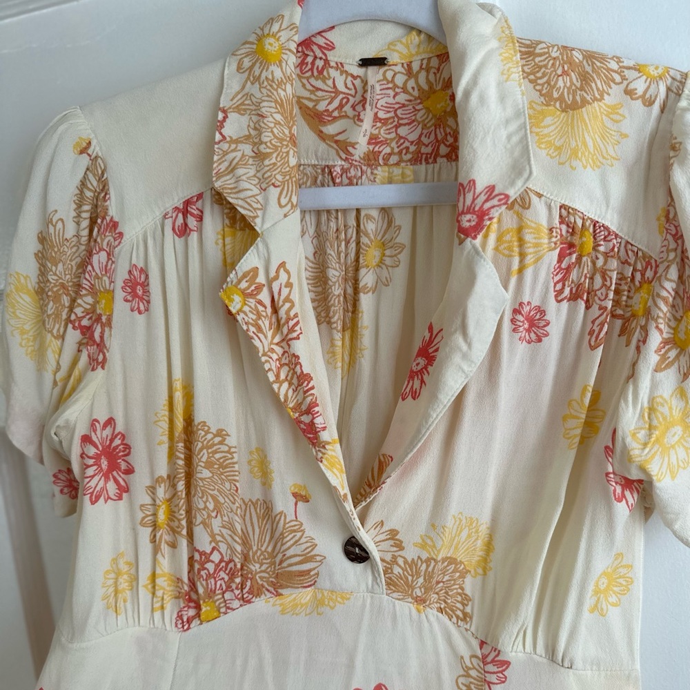 Free People Floral Mini Dress - Picture 6 of 6